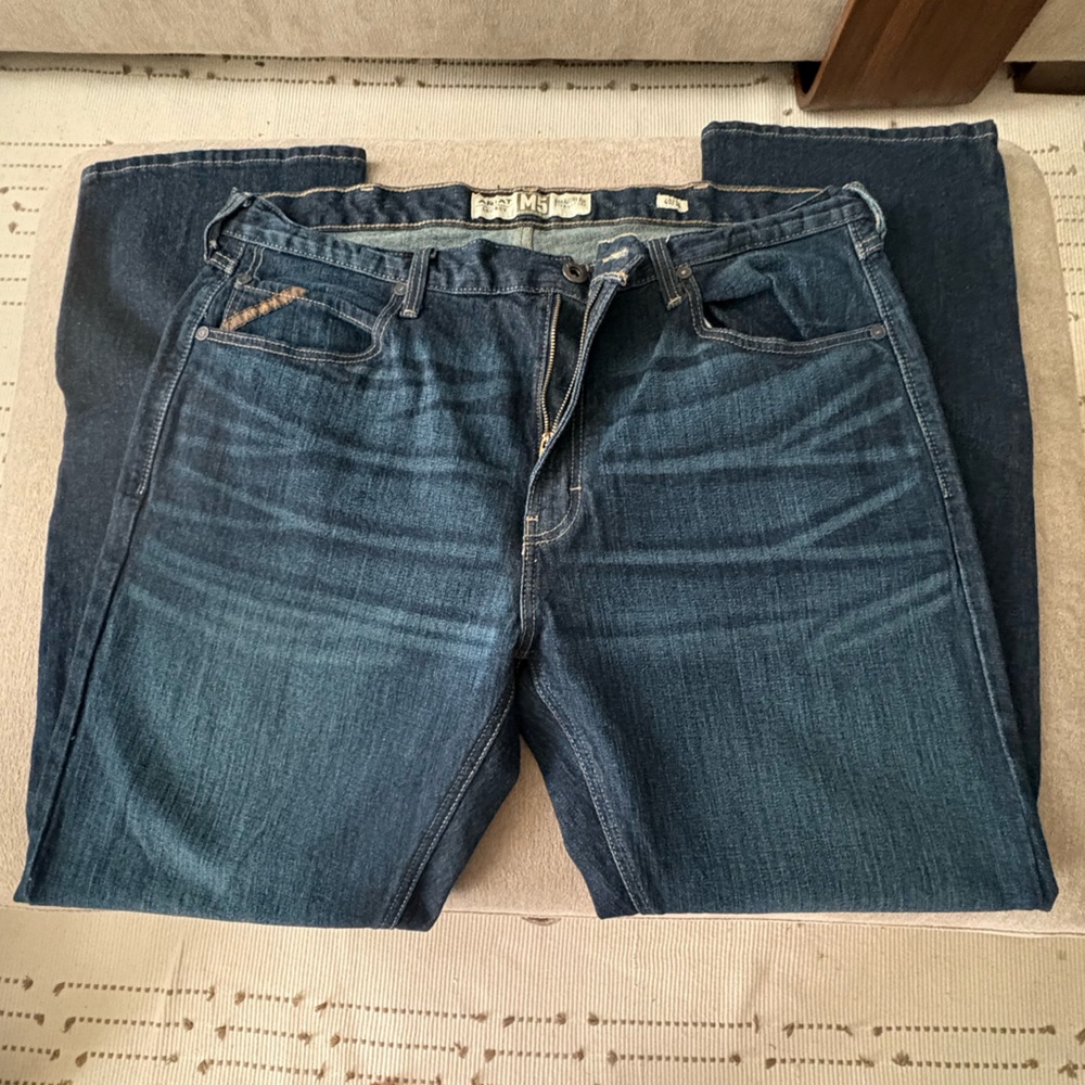 Ariat Men’s Dark Blue Straight Leg Jeans